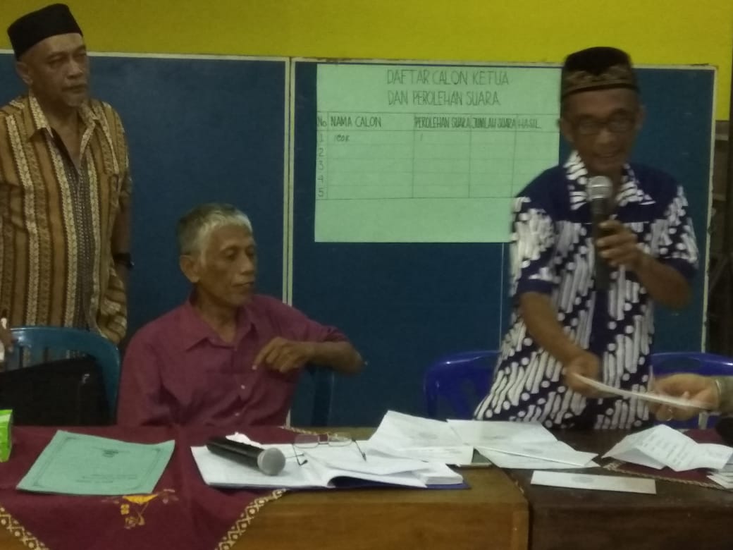 Kelurahan Rejowinangun - Pemilihan Pengurus Kampung Gedongkuning masa baktti 2018-2023