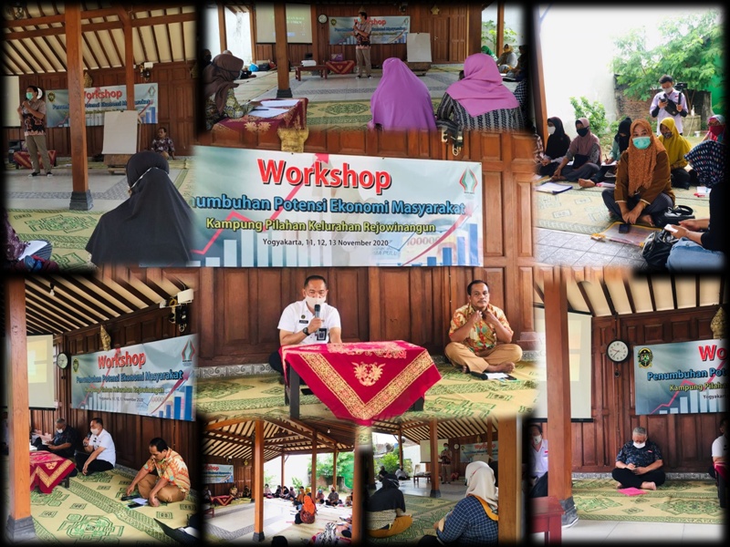 Workshop Penumbuhan Ekonomi Masyarakat di Kampung Pilahan Kelurahan Rejowinangun