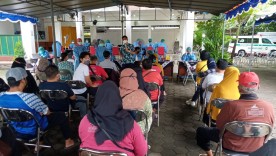 Vaksinasi Astrazeneca tahap 2 tanggal 16 Nopember 2021 di Pendopo Kemantren bagi warga Kelurahan Rejowinangun