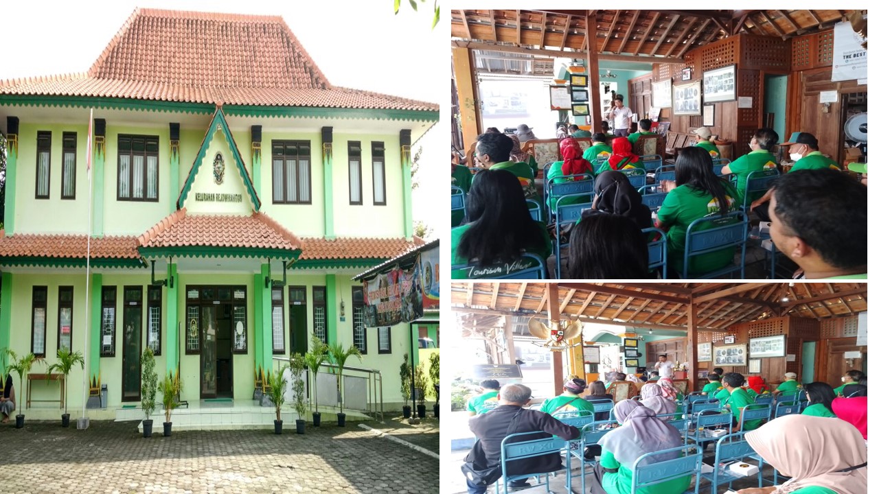 Kunjungan Studi Banding dari Dinas Pariwisata Kota Magelang bersama 4 Lurah dan Ketua Kelompok Pokdarwis di Kampung Wisata Kelurahan Rejowinangun