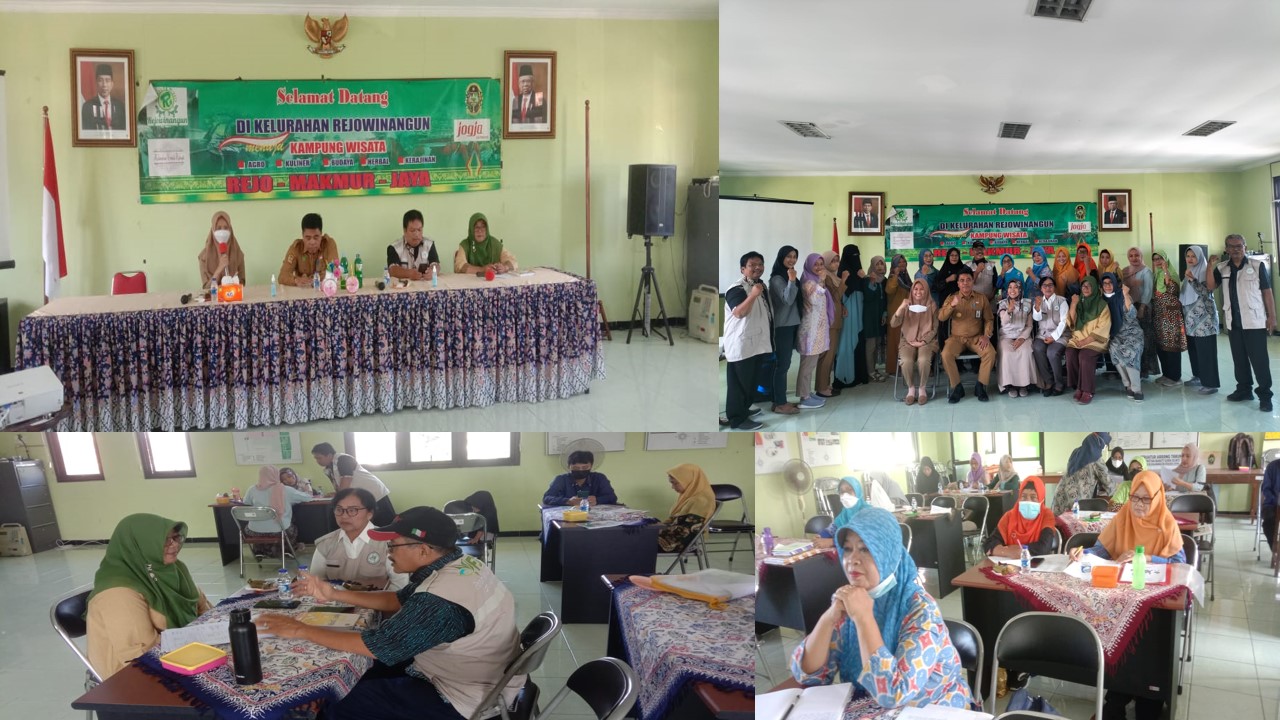 Kelurahan Rejowinangun Menerima Kunjungan Tim Monev Bank Sampah dari Dinas Lingkungan Hidup Kota Yogyakarta