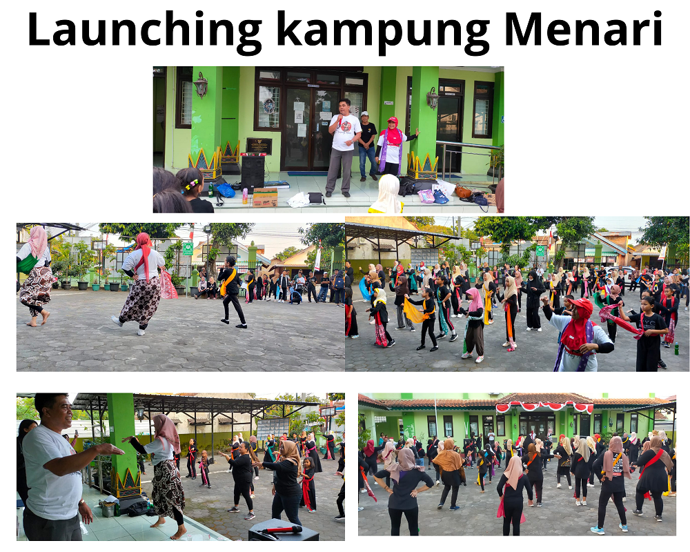 Launching kampung Menari kelurahan Rejowinangun