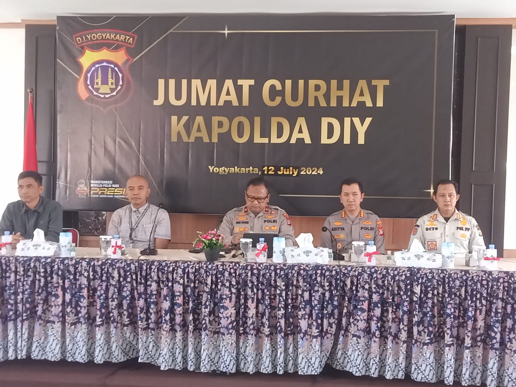 Jumat Curhat Bersama Kapolda DIY di Kelurahan Rejowinangun