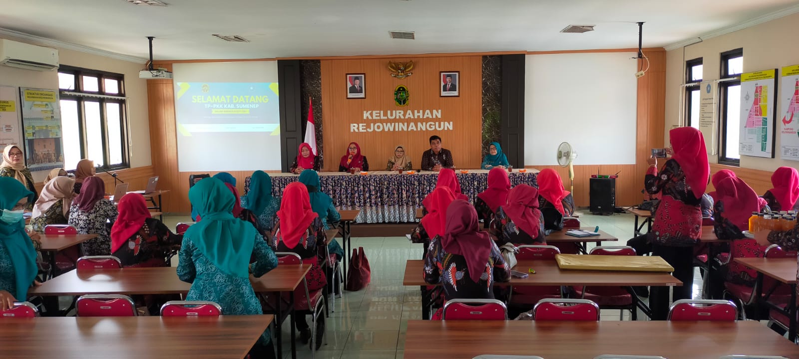 Kunjungan Studi Tiru TP PKK Kabupaten Sumenep di kelurahan Rejowinangun